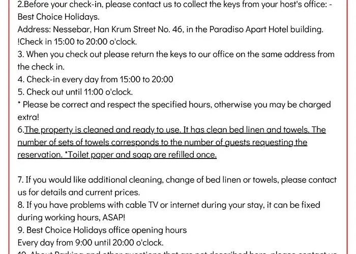 Noks Nessebar B2-216 Sunny Apartamento *